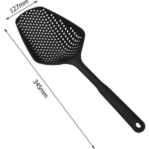 1pc Shovel Strainers Water Leaking Shovel No-stick Plastic Drain Ice Shovel Fishing Fence Colanders Kitchen Gadget Cooking Tool
