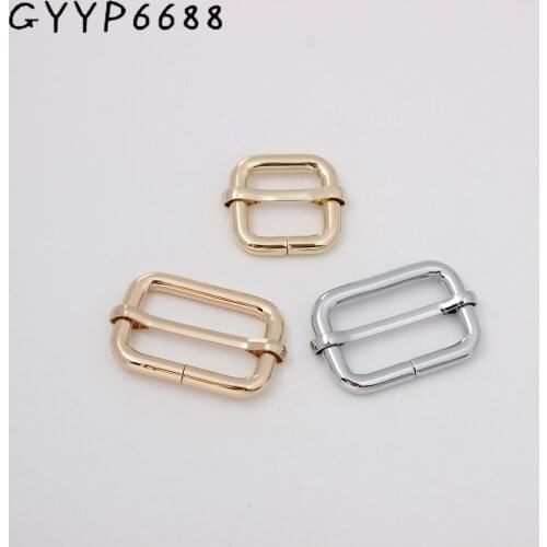 10pcs 19mm 25mm 50mm High quality Metal Slides Roller Pin Buckles Strap Slider Belt Ribbon Roll Buckles metal buckles decorative