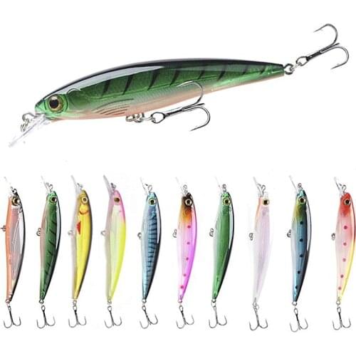 14G 11CM Top Fishing Lures Tungsten Ball System Minnow Crank Wobbler Fishing Tackle Hooks Hard Bait Fishing Accessory