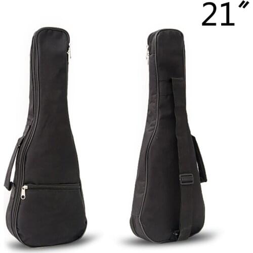 21 inch Ukulele Waterproof Guitar Cover Gig Bag Soft Case Light Gear -Black