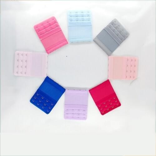 4 Hooks Bra Extension Strap Extenders for Women Adjustable Belt Buckle Nylon Elastic Bra Extension Strap Hook Clip Expander