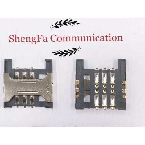 10pcs/Original for HUAWEI Y210 C8826D T1100 Y210C Y210S SIM Card adapter New SIM card reader holder tray slot connector