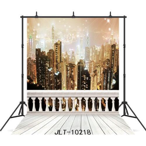 Shine Night City Floor Background For Photography Accessories Wedding Party Portrait Baby Shower Backdrops Photocall Photoshoot