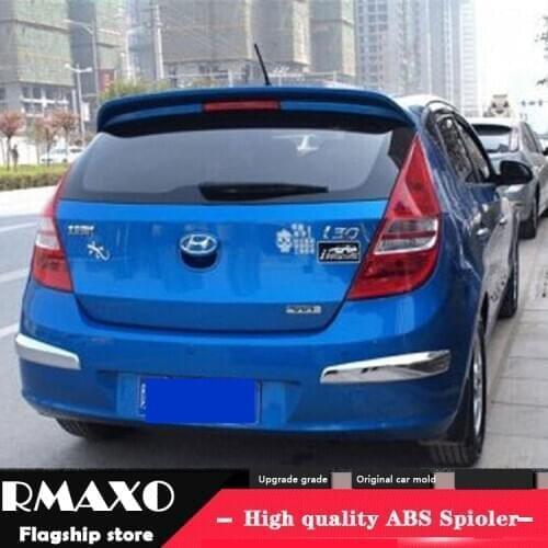 For Hyundai I30 Spoiler 2003-2012 I30 High Quality ABS Material Car Rear Wing Primer Color Rear Spoiler