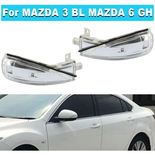 For Mazda 3 BL 2008-2014 For Mazda 6 GH 2007-2015 Car LED Car Rearview Door Mirror Turn Signal Repeater Light Blinker Indicator