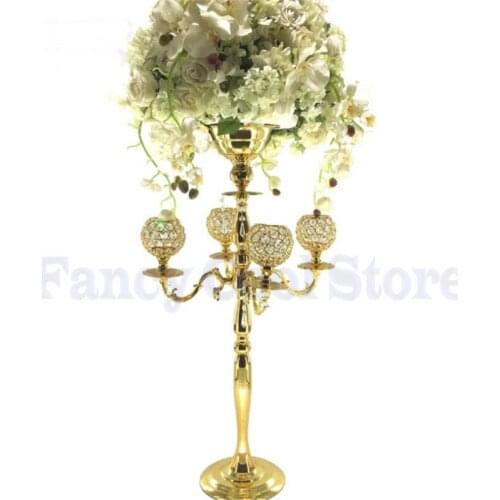 Crystal Wedding Candelabra Flower Stand