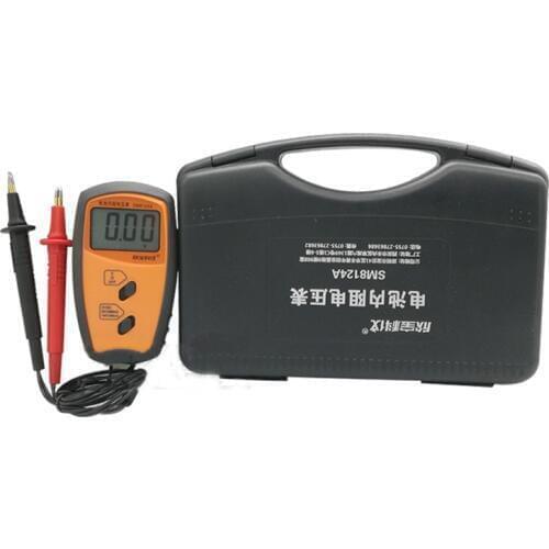 SM8124A Internal Battery Resistance Impedance Meter Battery Resistance Voltmeter 200V Battery Tester Low Voltage Prompt