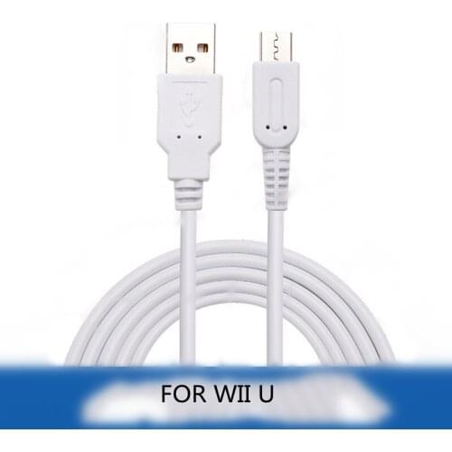 10 Pcs For Nintendo Wii U WIIU joypad Gamepad Controller USB Charger Power Supply Charging Cable Cord