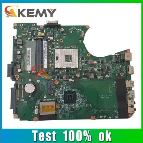 AKEMY DA0BLBMB6F0 Notebook Mainboard For TOSHIBA Satellite L750 L755 HM65 Laptop Motherboard A000081420 A000080670 A000080800