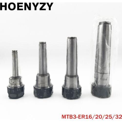 MT3 MTB3 ER16/ER20/ER25/ER32 Morse Taper Tool Holder MTB3-ER16 MTB3-ER32 Drawbar CNC Milling Steel Collet Chuck Holder