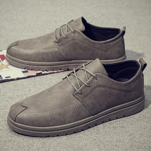 2021 Autumn and Winter New Mens Casual Leather Shoes, British Style Small Leather Shoes, Mens Outdoor Plus Velvet Warm Shoes