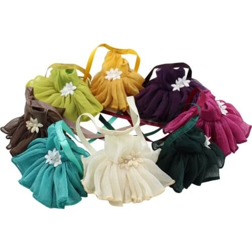 Outfits for Middle Blyth doll dress with flowers Eight colors for choosing the Elegant dressing 1/8 bjd