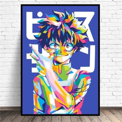 Deku My Hero Academia Art Curse Level Anime Art Canvas Poster Prints Home Wall Decor Painting