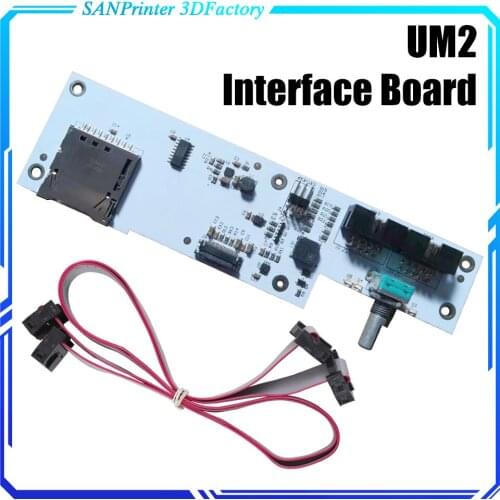 Ultimaker 2 Interface Board Integrated SD Card Slot + Encoding Navigation Keys Genuine Spot 3D Printer Parts free shipping