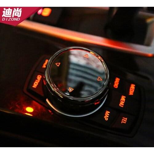 Suitable for BMW 3 Series 5 Series 1 Series ceramic handwriting idrive multimedia ceramic black large knob cover