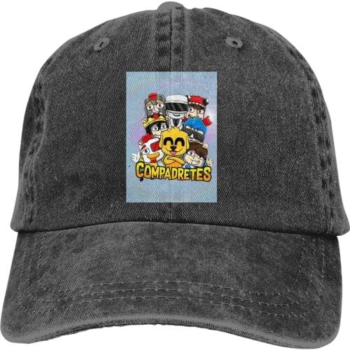 Adjustable Solid Color Baseball Cap Compadretes Washed Cotton Compadretes mikecrack minecra Games Sports Woman Hat