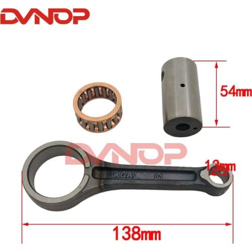 Motorcycle CG150 13mm pin crankshaft connecting rod for Honda CG125 150cc CG 150 con rod with needle bearing (piston pin 13mm)