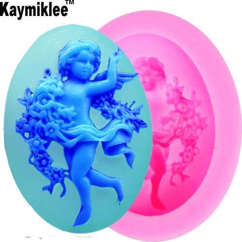 Mini Angel Girl Silicone Mold Fondant Mould Cake Decorating Tools Chocolate Gumpaste Mold, Sugarcraft, Chocolate Mold