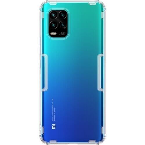 For Xiaomi Mi 10 Lite 5G Case Silicone NILLKIN Nature Transparent Clear Soft TPU Back Cover Case for Xiaomi Mi 10 Lite