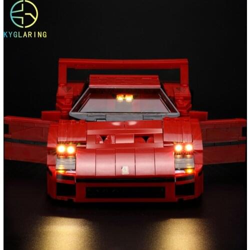 LED light up kit (only light included) for technic 10248 and 21004 Creator series F40 car