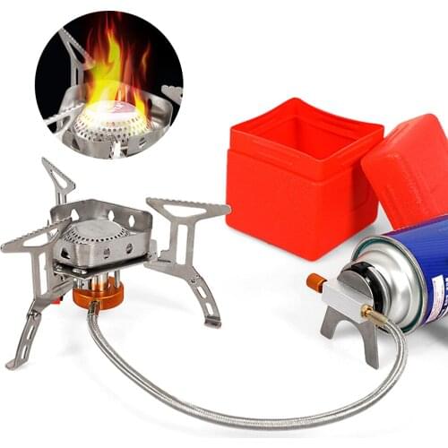 Outdoor Stove Fuel Bottle Portable Camping Equipment Multi Fuel Oil Stove with 500ml Gasoline Fuel Bottle for Diesel Alcohol