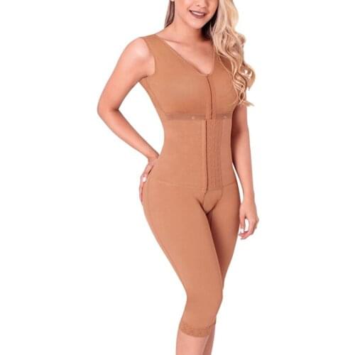 Female Liposuction Compression Body Shaper Slimming Sheath Woman Flat Belly Reductive Girdle Fajas Colombianas