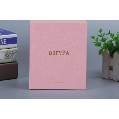 Gold dropper bottle cosmetic packaging paper box,Custom printing rose gold foil lip gloss packaging paper box ---PX12018