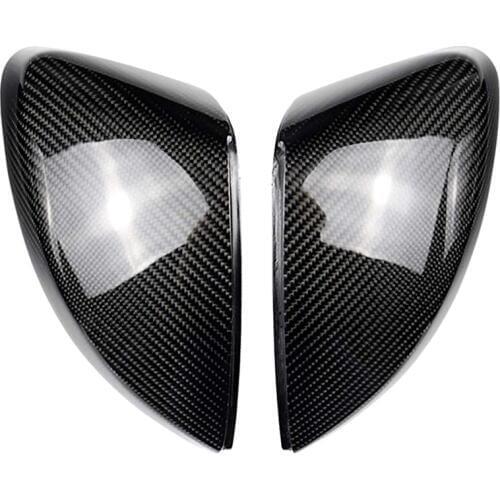 1 Pair Side Mirror Covers For Cars For-Audi A3 S3 8V Rs3 Side Wing Mirror Covers Caps (Carbon) 2017 Replace 2013 2014 2015 20