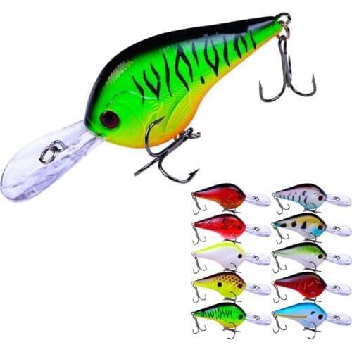 1pcs 95mm/10g Crankbait Fishing Lures Hard Bait Seawater Wobblers Top-water Bionic Trolling Artificial Feeder Sea Fishing Bait
