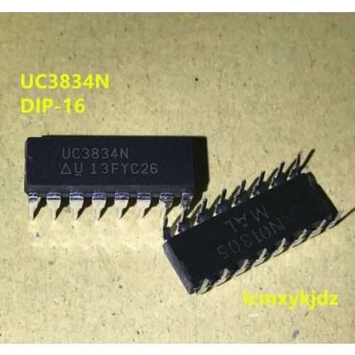 1Pcs/Lot , UC3834N UC3834 DIP-16 ,New Oiginal Product New original free shipping fast delivery