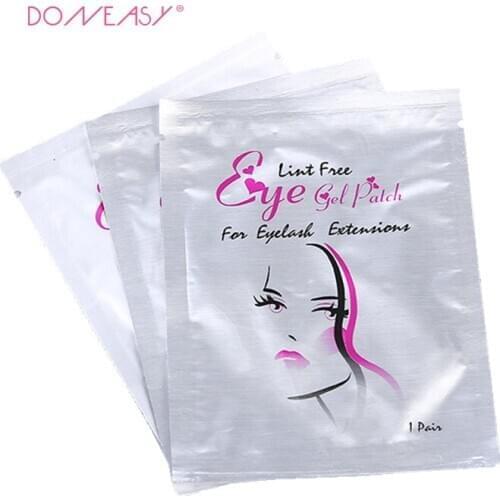 50pairs/pack New Eyelash pad high quality eye Paper Patches Under Eye Pads Lash Eyelash Extension Eye Tips