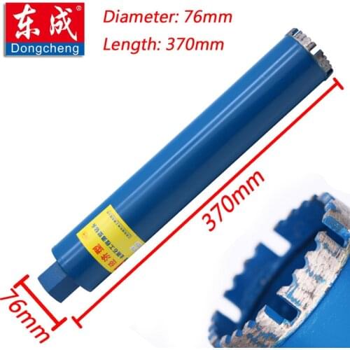 76 x 370mm Diamond Drill Bit With Water. 76mm * 370mm Diamond Core Bit. Use For 2P Air Conditioning, Sanitary Pipe Drilling Hole