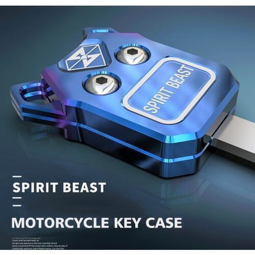 SPIRIT BEAST Motorcycle Key Cover Case Shell CNC Aluminum Alloy