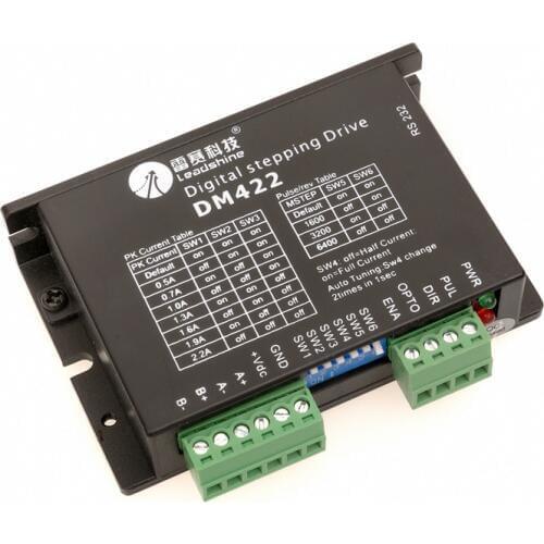 Leadshine 2-phase DM422 Digital Stepper Motor Driver 24-40VDC out 2.2A Fit for NEMA 14 -17 Stepper motor