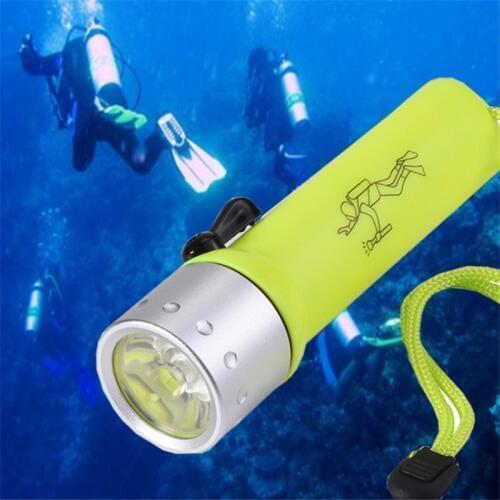 2000LM Q5 LED Waterproof Scuba Diver Diving Flashlight Underwater Flash Light Torch Emergency LED Mini Waterproof Flashlight