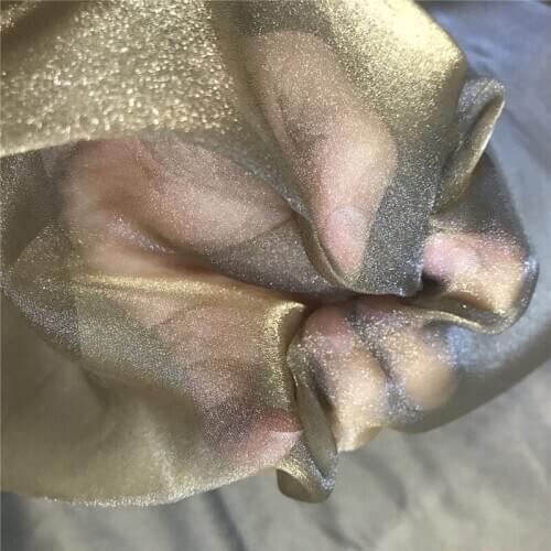 Lace219 Glitter Fashion Transparent Crystal Yarn Lace Gauze For Bubble Skirt For Kids Wedding Dress For Women Designer Fabrics