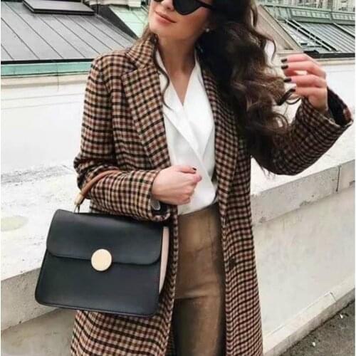 Женские двубортные пиджаки LanLoJer China At AliExpress