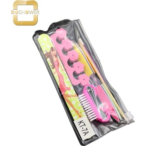 Nail art manicure tool with professional manicure polishing set for toe nail clipper set