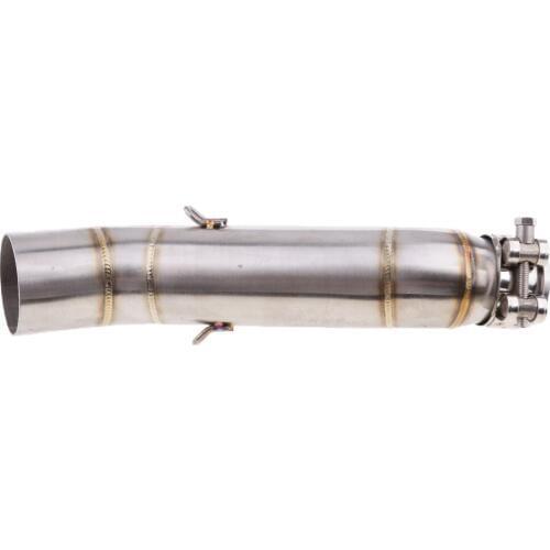 Motorcycle Exhaust Muffler Link Middle Pipe Slip On For Honda CBR300 CB300F