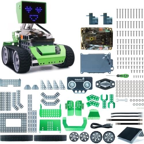 Robobloq STEM Robot Kit - DIY 6 in 1 Advanced Mechanical Building Block with Remote Control for Kids, Educational Toy