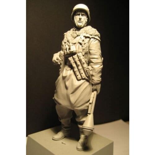 1/16 Scale German Panzerfaust Anti-Tank Miniatures World War II Unpainted Resin Model Kit Figure Free Shipping