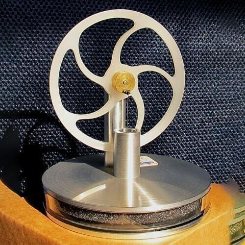 Low Temperature Magnetic Suspension Free Piston DIY Stirling Engine Kit Physics Experiment Stem Model L-10