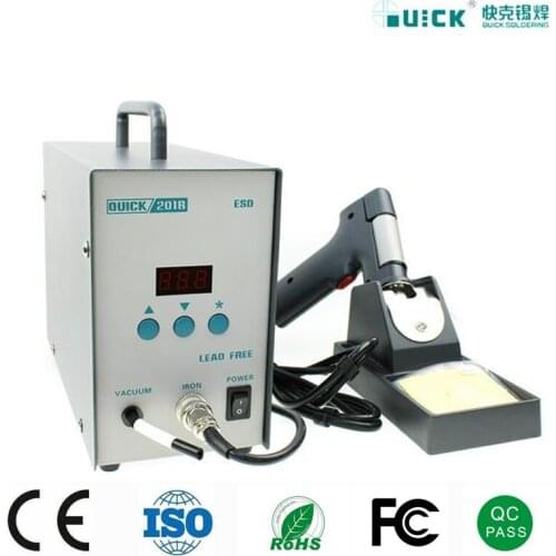 Original QUICK 201B ESD electric suction tin gun QUICK 201B dismantling static electric suction tin pump 90W