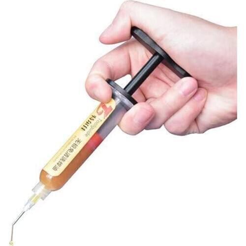 Aluminum Alloy Solder Flux Booster Push Rod Solves Syringe Needle Barrel Damage Problem Welding Oil Booster Tools
