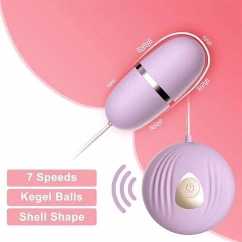 Sexy Party Female Vibration Egg Massage Silent Wearable Frequency Conversion Control Mini Toy Birthday Wedding Funny Gift
