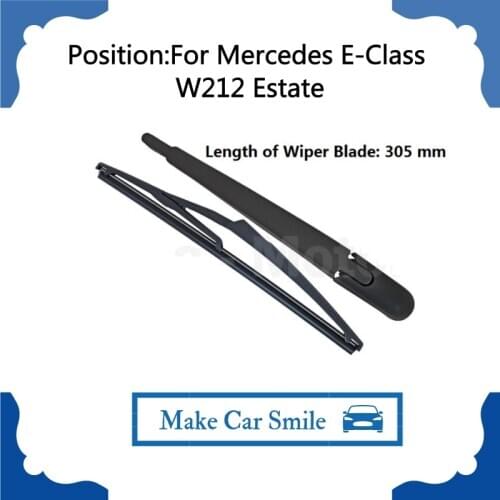 For Mercedes E-Class W212 Estate 2009-2017 Rear Windshield Wiper Arm Blade Set New