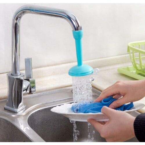 Silicone Kitchen Faucet Accessories Faucet Nozzle Tap Filter Water-saving Shower Water Rotating Spray Tap Water Filter Valve