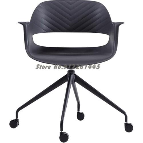 Nordic Home Leisure Simple Swivel Chair Negotiation Office Desk Chair Makeup Manicure Stool Staff Reception Computer