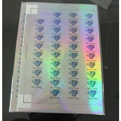 High quality clear vinyl sticker printing, waterproof transparent food glass can packing label