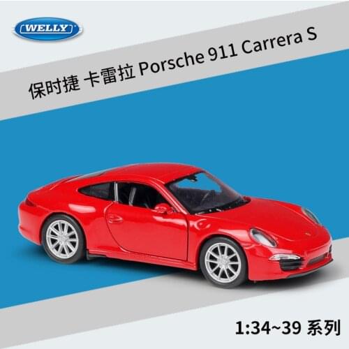 1:36 Porsche 911 Carrera S Alloy Model Car Diecast Metal Pull-back Model Vehicles